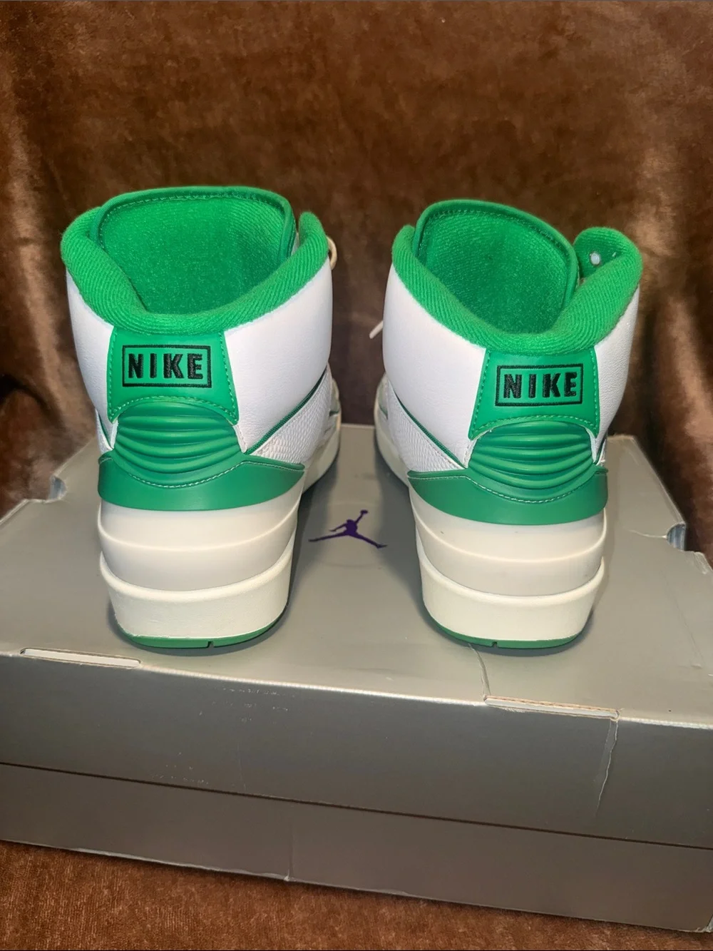 Air Jordan Retro 2 White Green
